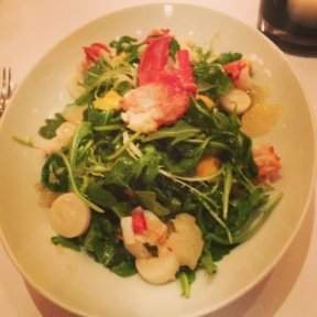 Gluten-free lobster salad from DB Bistro Moderne
